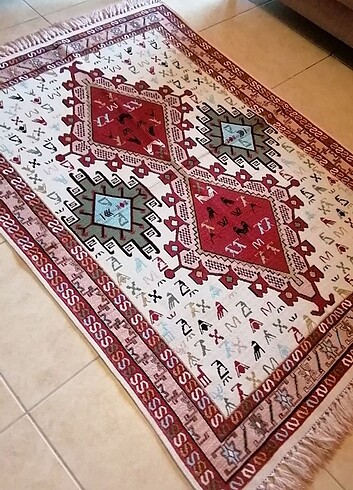  Beden çeşitli Renk İpekli İran kilimi 