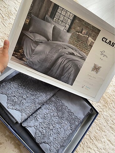 Clasy Giza Pamuk Saten Nevresim Takımı