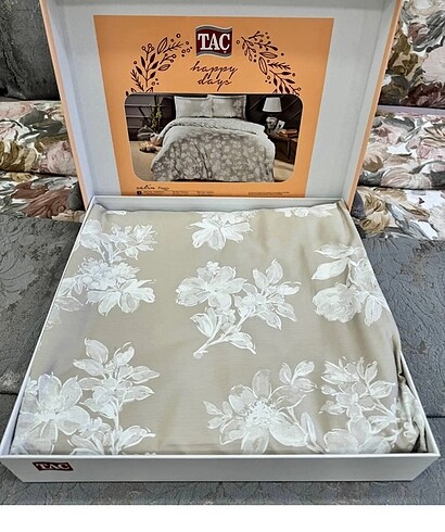 Taç Taç Pamuk Saten Nevresim Takımı