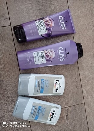 Gliss ve palette turunculaşma karşıtı şampuan ve saç bakım maske