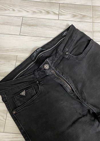 l/xl Beden Siyah Regular Fit Denim Erkek Pantolon