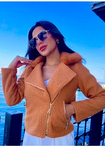 Kürklü Kadın Ceket - Görsel 2