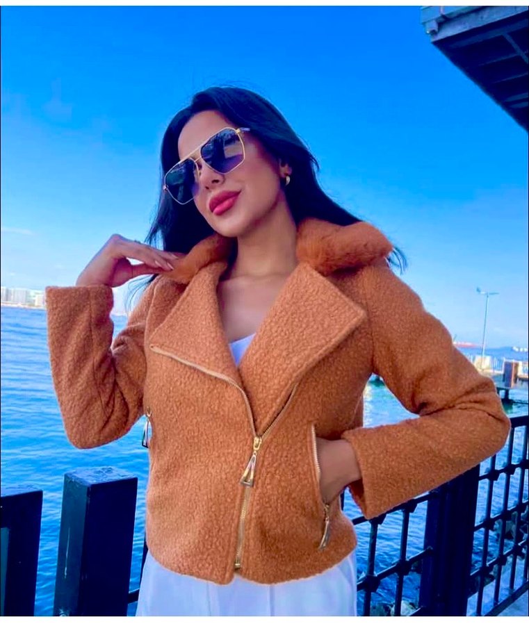 Kürklü Kadın Ceket - Görsel 2