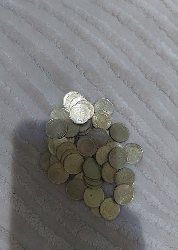 45 adet 5 kuruş