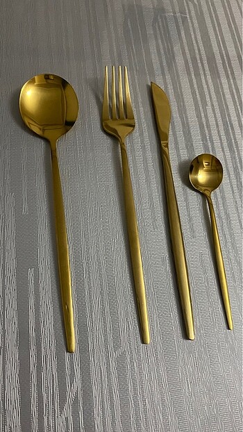 Diğer Gold çatal bıçak kaşık seti 12 kişilik 48 parça