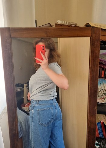 Trendyol & Milla Mavi Yüksek Bel Wide Leg Jean