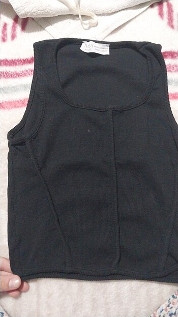 Crop siyah