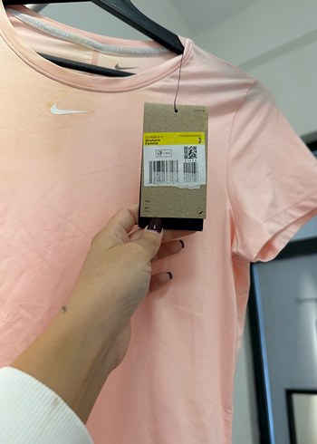 Nike Pembe Kısa Kollu Spor Tişört - Görsel 2