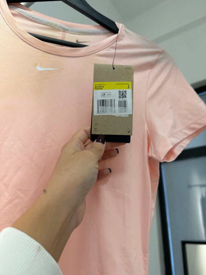 Nike Pembe Kısa Kollu Spor Tişört - Görsel 2