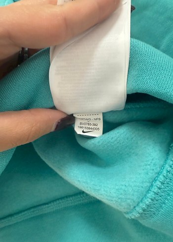 Nike Çocuk Turkuaz  Sweatshirt - Görsel 4