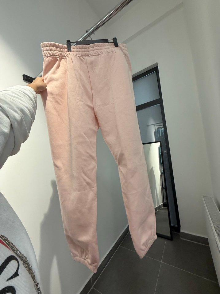 Nike Pembe Rahat Kesim Kadın Eşofman Altı - Görsel 3