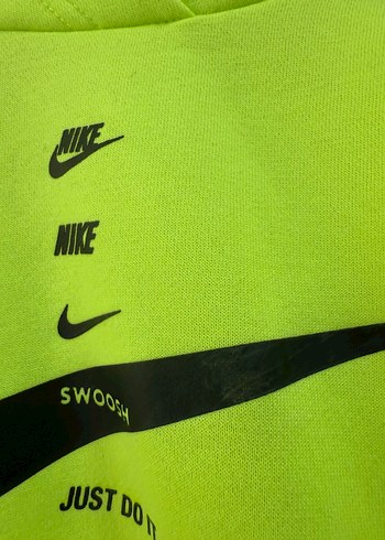 Nike Sarı Kapüşonlu Uzun Kollu Sweatshirt - Görsel 3