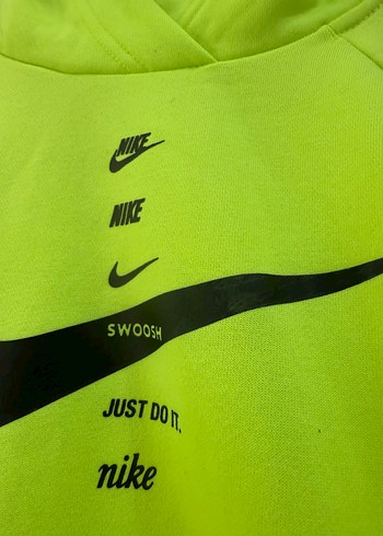 Nike Sarı Kapüşonlu Uzun Kollu Sweatshirt - Görsel 2