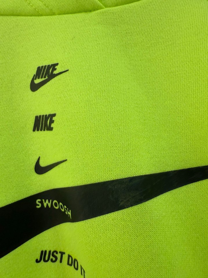 Nike Sarı Kapüşonlu Uzun Kollu Sweatshirt - Görsel 3