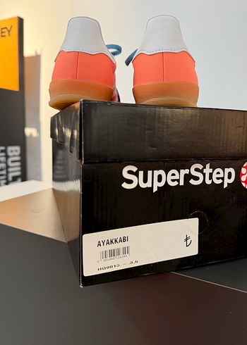 Adidas Gazelle Kadın Turuncu  Spor Ayakkabı - Görsel 6