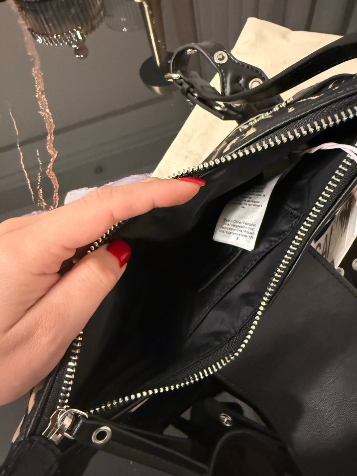 Ganni Leopar Desenli Kadın Çanta - Görsel 4