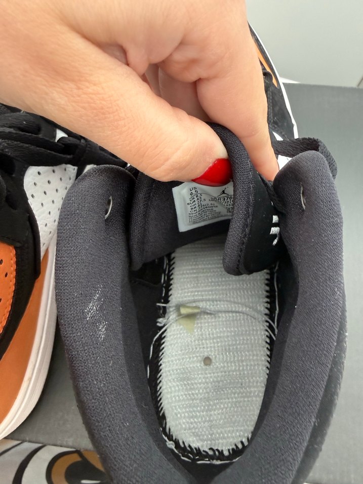 Nike Jordan Turuncu Siyah Erkek Spor Ayakkabı - Görsel 5