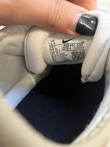41 Beden beyaz Renk Nike Unisex Spor Ayakkabı