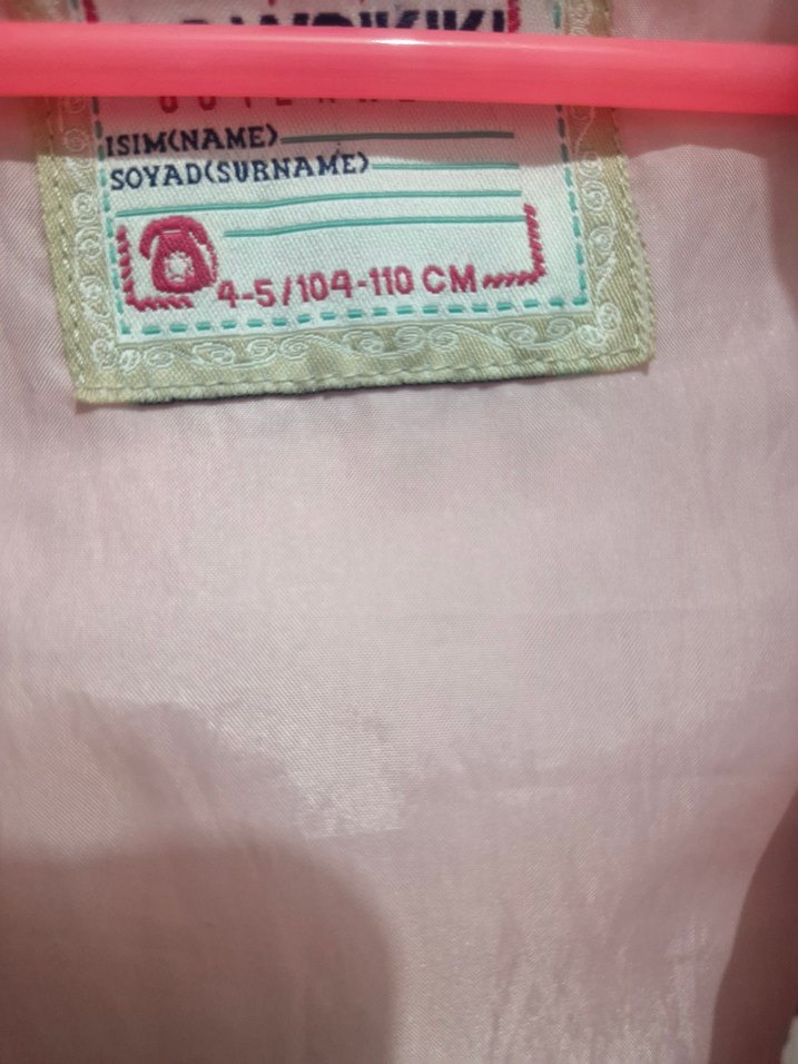 Kız Çocuk Kapüşonlu Baskılı Yelek - Görsel 3