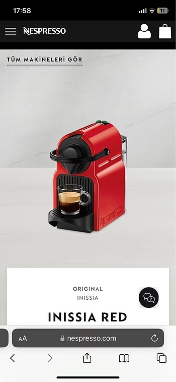 Nespresso espresso makinesi