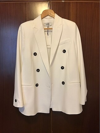 İpekyol Blazer Beyaz Ceket