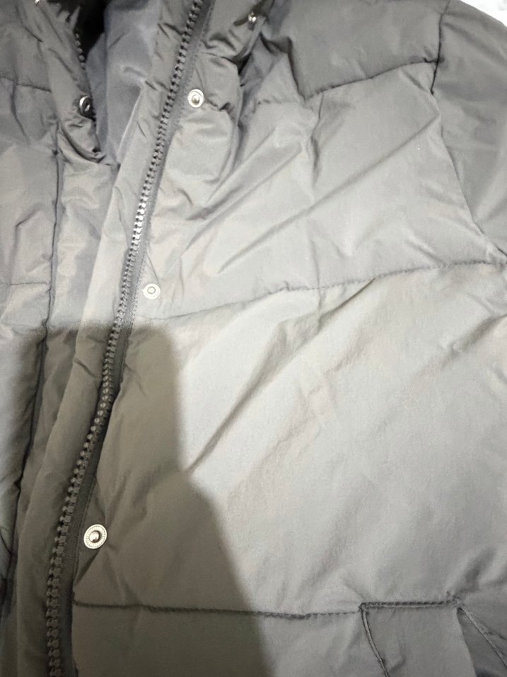 Yepyeni Gri Kapitone Kadın Kışlık Mont - Görsel 4