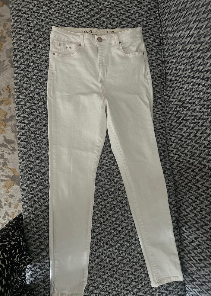 COLLİNS YEPYENİ BEYAZ SKİNNY PANTOLON - Görsel 2