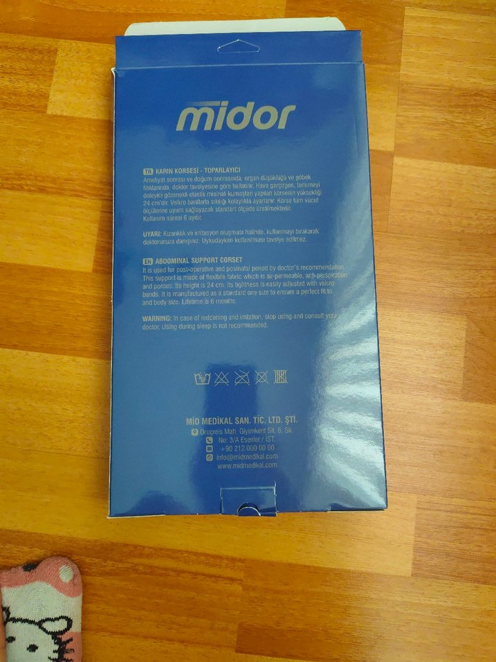 medikalden alındı ayarlanabilir korse hava alabilen - Görsel 3