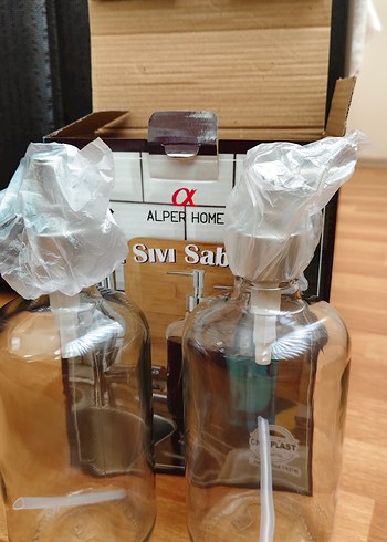 Beden Renk Alper Home 2'li Cam Sıvı Sabunluk 750 ml
