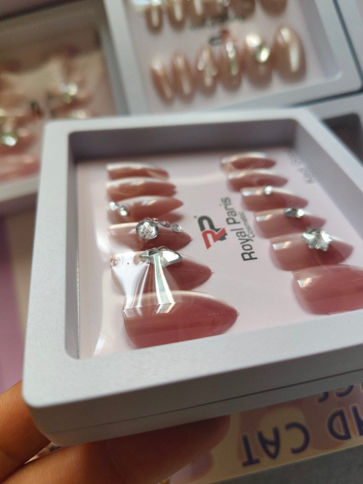 Royal Paris kedi gözü Işıltılı Tırnak Süsleri - Görsel 4