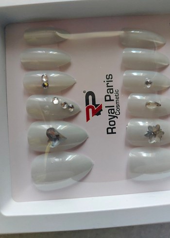 Royal Paris Beyaz Kedi Gözü takma tırnak - Görsel 5