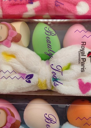 Royal Paris Makyaj Süngeri Seti  ve bandana - Görsel 4