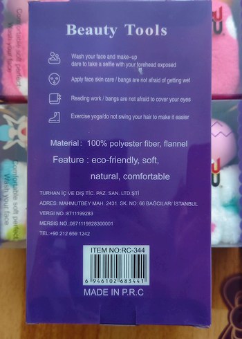 Royal Paris Makyaj Süngeri Seti  ve bandana - Görsel 5