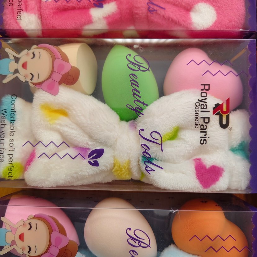 Royal Paris Makyaj Süngeri Seti  ve bandana - Görsel 4