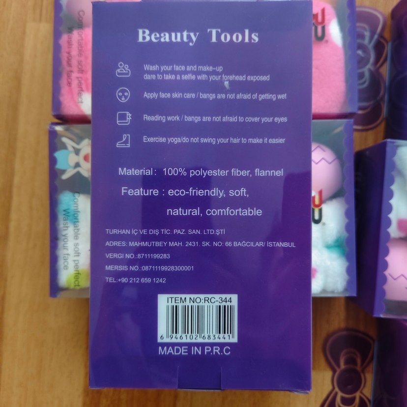 Royal Paris Makyaj Süngeri Seti  ve bandana - Görsel 5