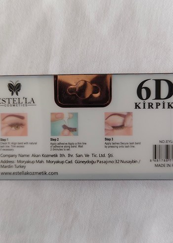 estella  6 d takma kirpik - Görsel 2