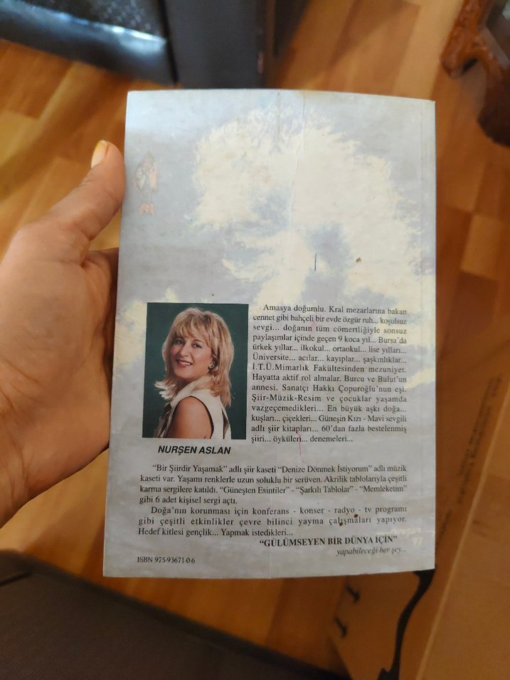 yazarı Nurşen aslan   imzalı şiir kitabı - Görsel 2