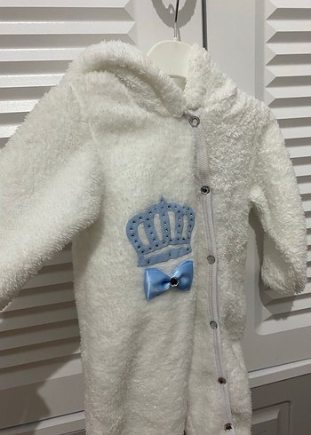 HelloBaby Erkek Bebek Peluş Tulum