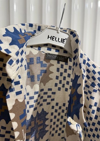 LC Waikiki Desenli tesettür gömlek tunik