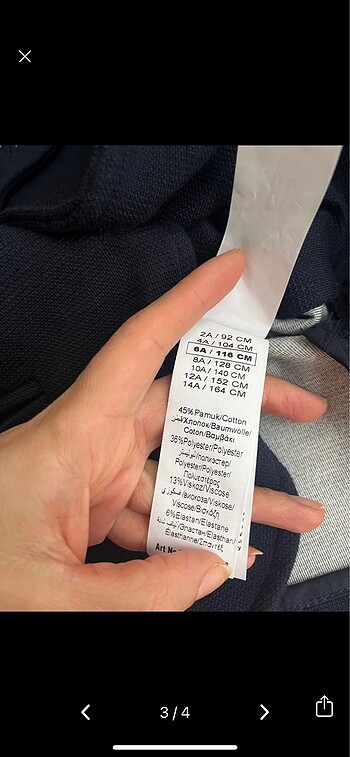 6 Yaş Beden Erkek çocuk ceket