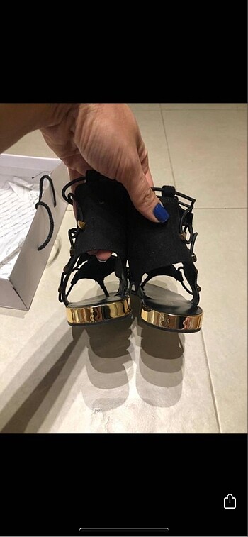 Aldo Aldo siyah sandalet