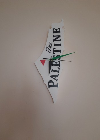 Filistin Haritası Duvar Saati