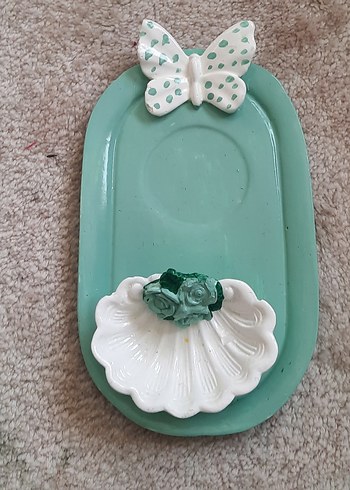 Renkli Bohem El Yapımı Dekoratif Tabaklar - Görsel 15