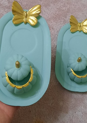 Renkli Bohem El Yapımı Dekoratif Tabaklar - Görsel 18