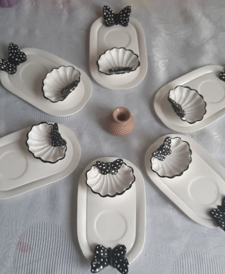 Renkli Bohem El Yapımı Dekoratif Tabaklar - Görsel 5