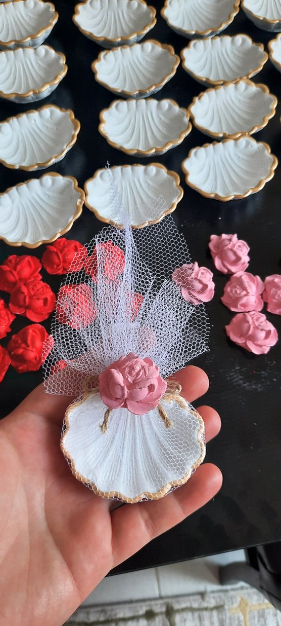 Dantel Detaylı Vintage Gelin Aksesuarları hediyelik - Görsel 5