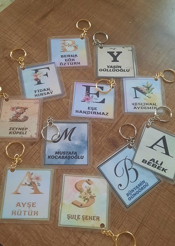 isme özel Kitap Ayracı ve Anahtarlık - Görsel 6