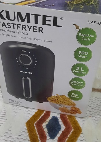 Kumtel Siyah Air Fryer - Görsel 3