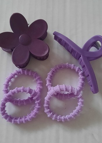 Kahverengi Vintage Tokalar ve Saç Lastiği - Görsel 9