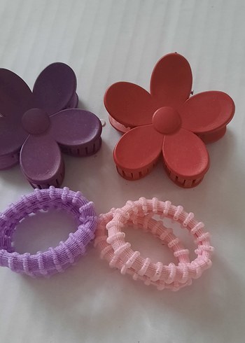 Kahverengi Vintage Tokalar ve Saç Lastiği - Görsel 11